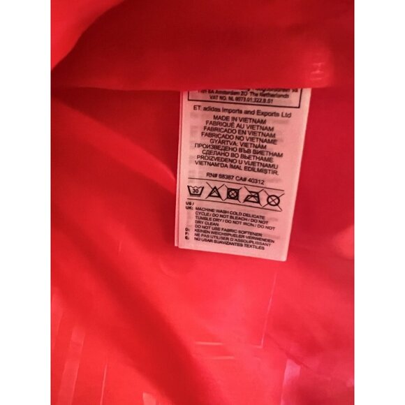 COPY - Adidas Puffer Vest Jacket Men's XL Red Zip Tri-Foil Pocketed Insulated A… - Picture 4 of 11